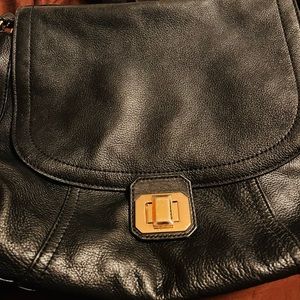 Juicy Couture black leather two way bag!
